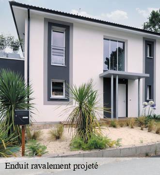 Enduit ravalement projeté  anterrieux-15110 Artisan Lagrenee
