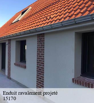 Enduit ravalement projeté  peyrusse-15170 Artisan Lagrenee